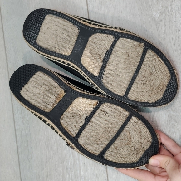 coach Womens Rhodelle Soft Lambskin Leather Espadrille Flat Loafer shoes 8.5 - Picture 9 of 10